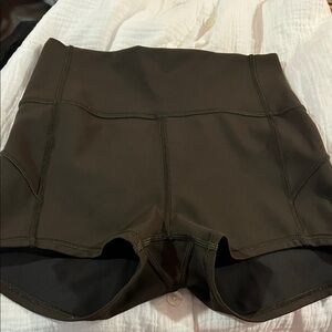 lululemon athletica Dark Green Athletic Shorts